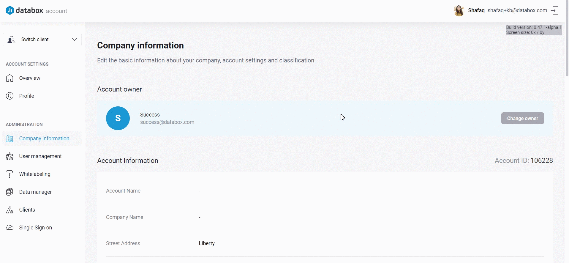 Overview company information